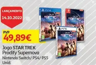 Auchan Jogo star trek nintendo switch promoção