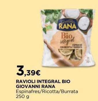 El Corte Inglés Ravioli rana promoção