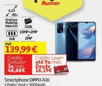 Auchan Smartphone oppo promoção