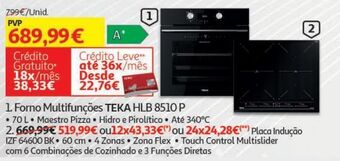 Auchan Forno multifunções teka promoção