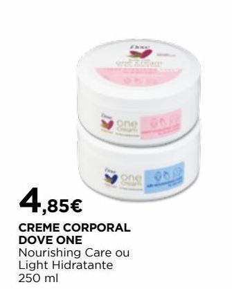 El Corte Inglés Creme hidratante dove promoção
