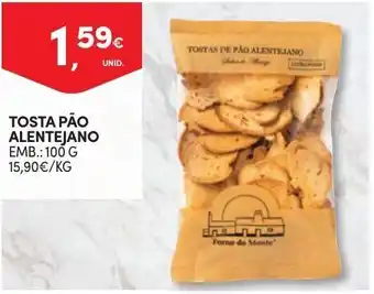 Continente Tosta Pao Alentejano 100g promoção
