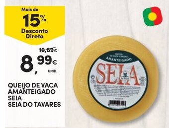 Continente Queijo de Vaca Amanteigado Seia Seia do Tavares promoção