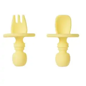 Talheres anti-asfixia amarelo