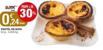 Intermarché Pastel de Nata 60g promoção