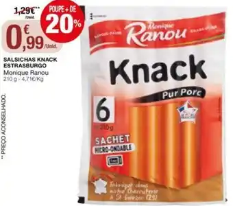Intermarché Salsichas Knack Estrasburgo 210g promoção
