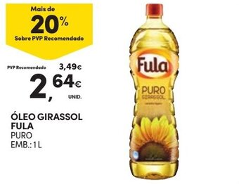 Continente Oleo Girassol fula 1L promoção