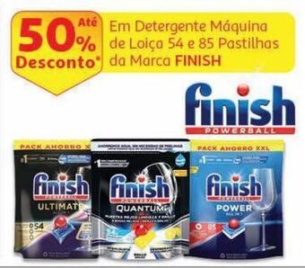 Auchan Det máquina loiça finish promoção