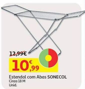 Auchan Estendal c/abas sonecol:cinza 18mt 300e promoção
