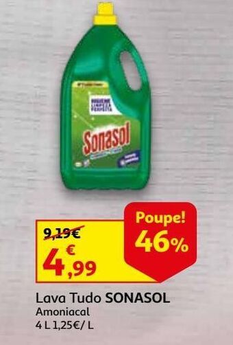 Auchan Lava tudo sonasol promoção