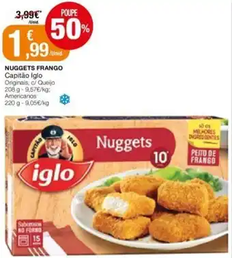 Intermarché Nuggets de Frango Capitão Iglo 220g promoção
