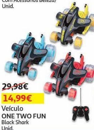 Veiculo one two fun:black shark