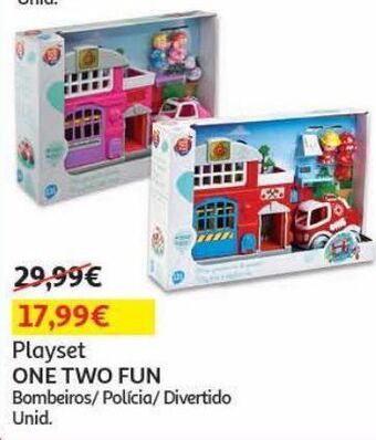 Auchan Playset one two fun promoção