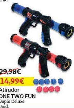 Auchan Atirador one two fun:dupla deluxe promoção