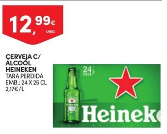 Continente Cerveja c/ Alcool Heineken promoção