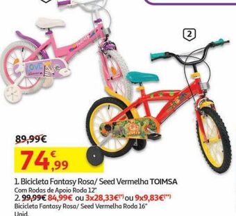 Auchan Bicicleta 16" speed toimsa promoção