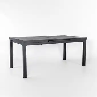 Conforama Roma mesa extensível jardim antracite promoção