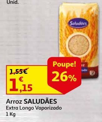 Auchan Arroz vaporizado saludães promoção