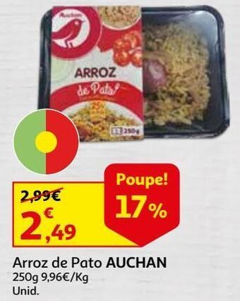 Auchan Arroz de pato auchan promoção
