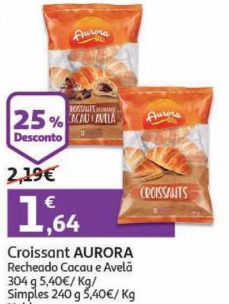 Auchan Croissant aurora promoção