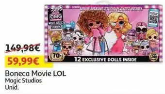 Auchan Boneca movie l.o.l. surprise:magic studios 576532euc promoção