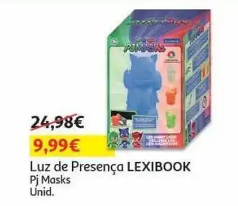 Auchan Luz de presença lexibook:pj masks nlj005pjm promoção