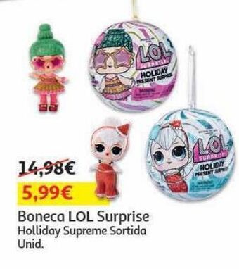 Auchan Boneca omg lol surprise:pack 2 promoção