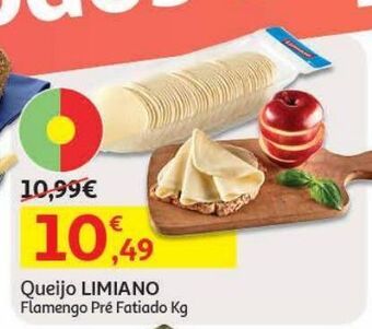 Auchan Queijo flamengo limiano:pre fatiado kg promoção