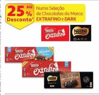 Auchan Chocolate de leite extrafino promoção