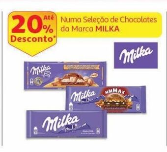 Auchan Chocolate milka promoção