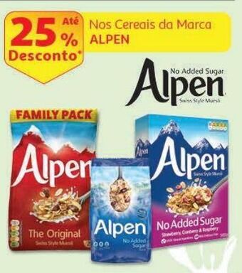 Auchan Muesli s/ açúcar alpen promoção