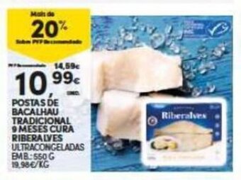 Continente Postas de bacalhau Tradicional 9 Meses cura Riberalves promoção