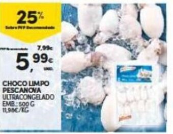 Continente Choco Limpo Pescanova 500g promoção