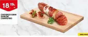 Continente Chourico gran Doblon Campofrio 1kg promoção