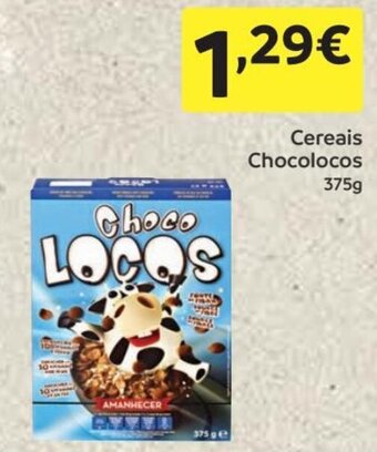 Amanhecer Cereais Chocolocos 375g promoção
