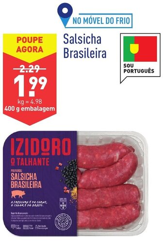 ALDI Salsicha Brasileira 400g promoção