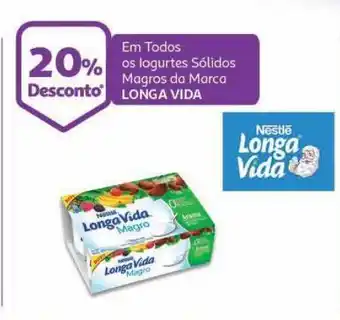 Auchan Iogurte magro longa vida promoção