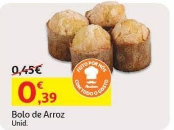 Auchan Bolo de arroz:un produção própria promoção