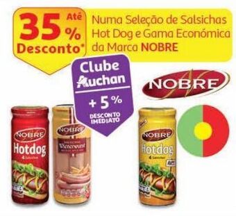 Auchan Salsichas aves nobre promoção