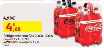 Auchan Refrigerante c/gás coca-cola promoção