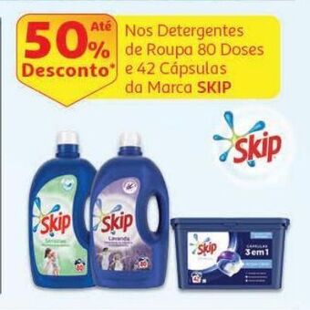 Auchan Det. roupa máq. liquído skip promoção
