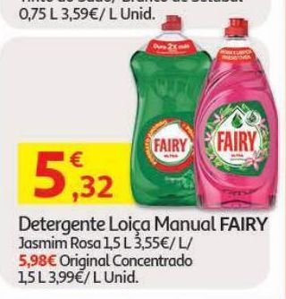 Auchan Det. loiça manual fairy promoção