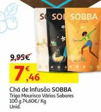 Auchan Chá de infusão soba-cha promoção