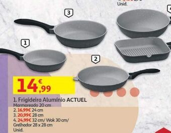 Auchan Frigideira aluminio actuel promoção