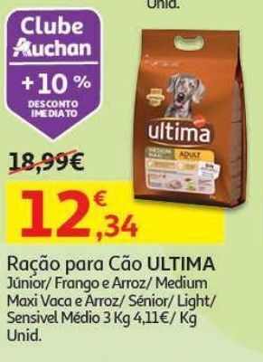 Auchan Ração cão ultima promoção