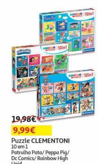 Auchan Puzzle patrulha pata clementoni promoção
