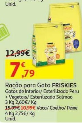 Auchan Ração gato friskies promoção