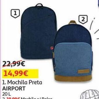 Auchan Mochila airport promoção