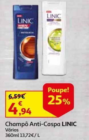 Auchan Champo anti-caspa linic promoção