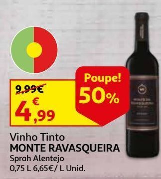 Vinho tinto monte ravasqueira